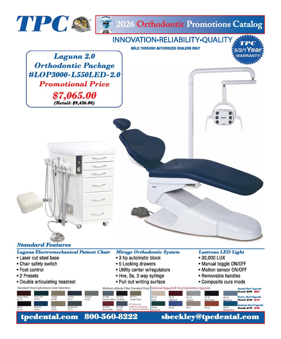 Orthodontic Flyer catalog cover