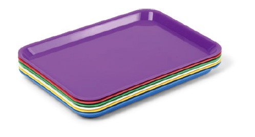 Plastic Set Up Trays & Stainless Steel Tray Rack
